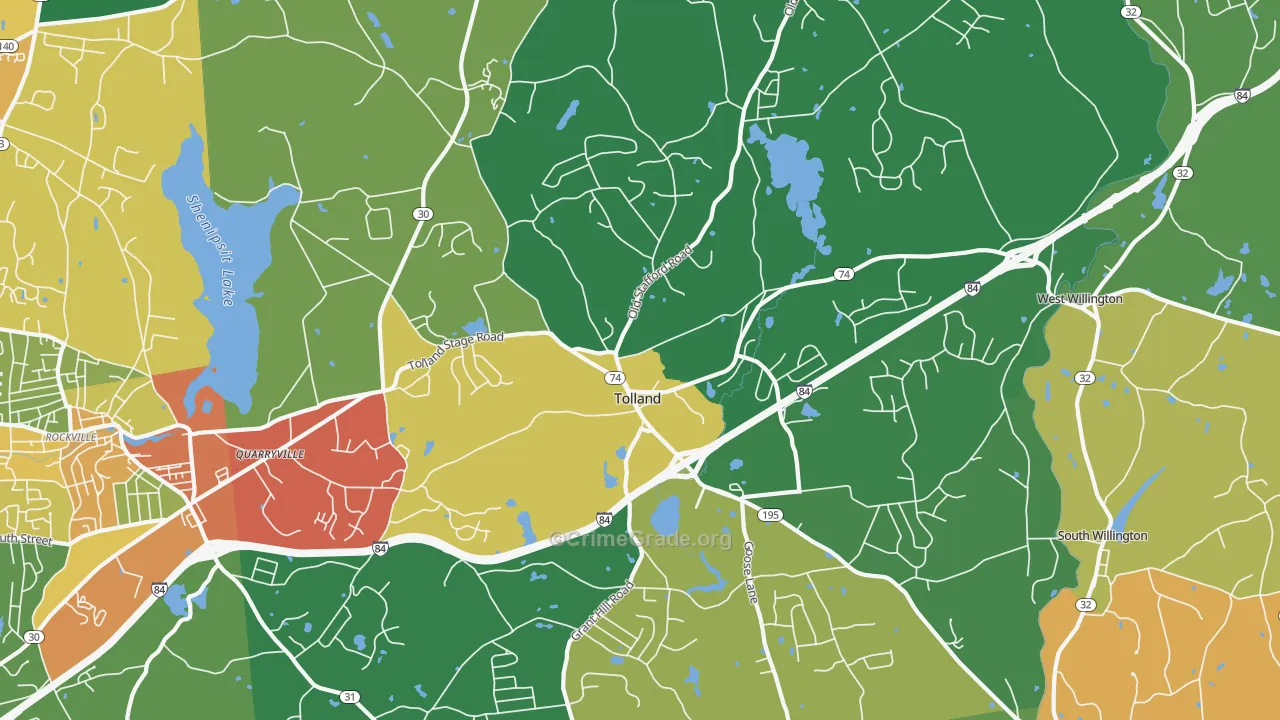 06084, CT Map of Theft Rates