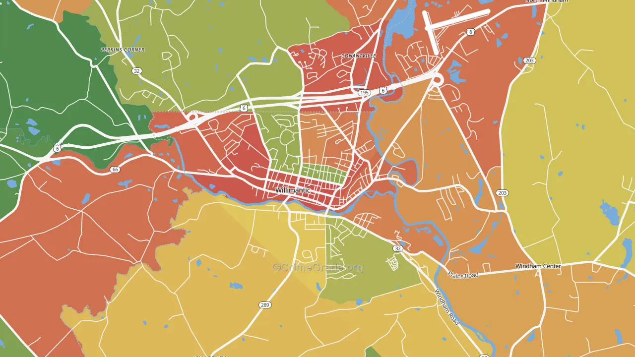 06226, CT Map of Theft Rates