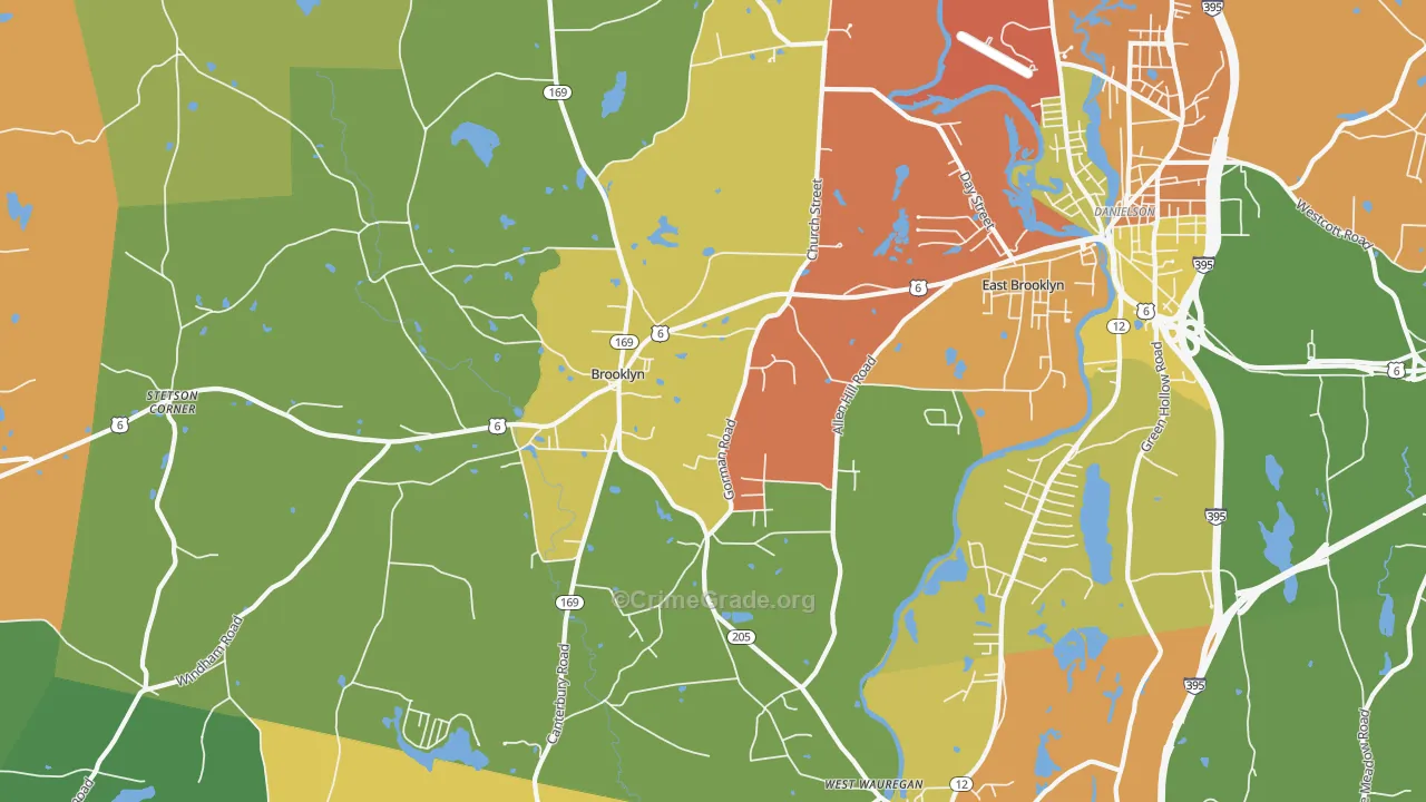 06234, CT Map of Theft Rates