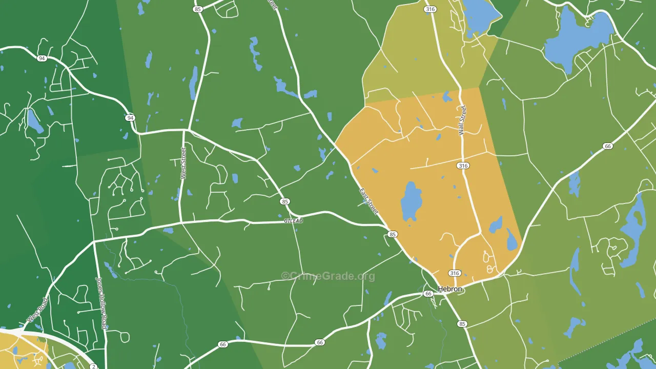 06248, CT Map of Theft Rates