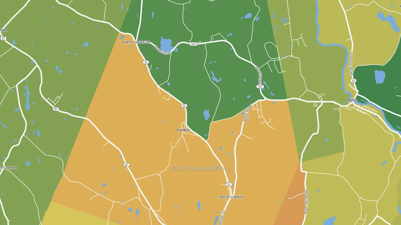 06254, CT Map of Theft Rates
