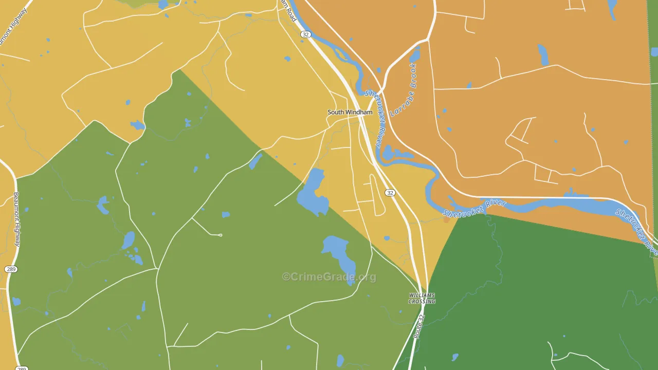06266, CT Map of Theft Rates