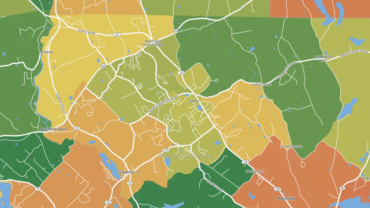 06269, CT Map of Theft Rates