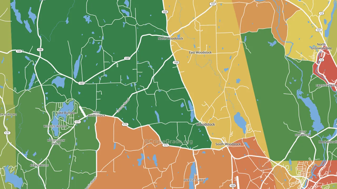 06281, CT Map of Theft Rates