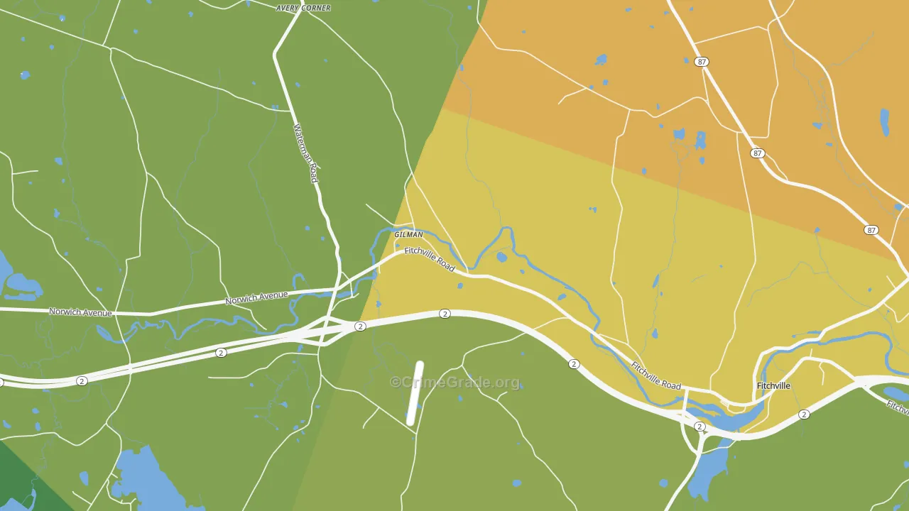 06336, CT Map of Theft Rates