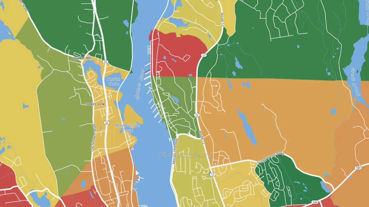 06349, CT Map of Theft Rates