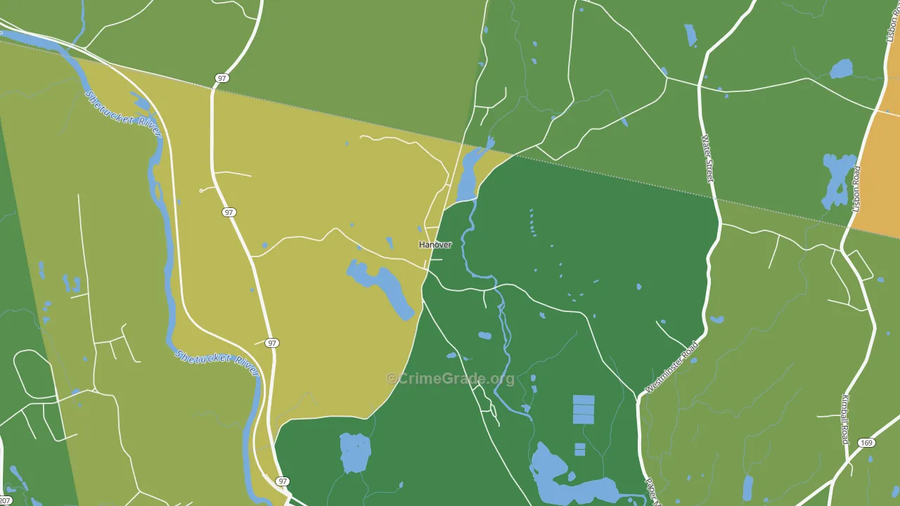 06350, CT Map of Theft Rates