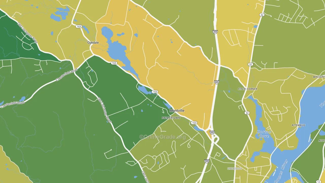 06353, CT Map of Theft Rates
