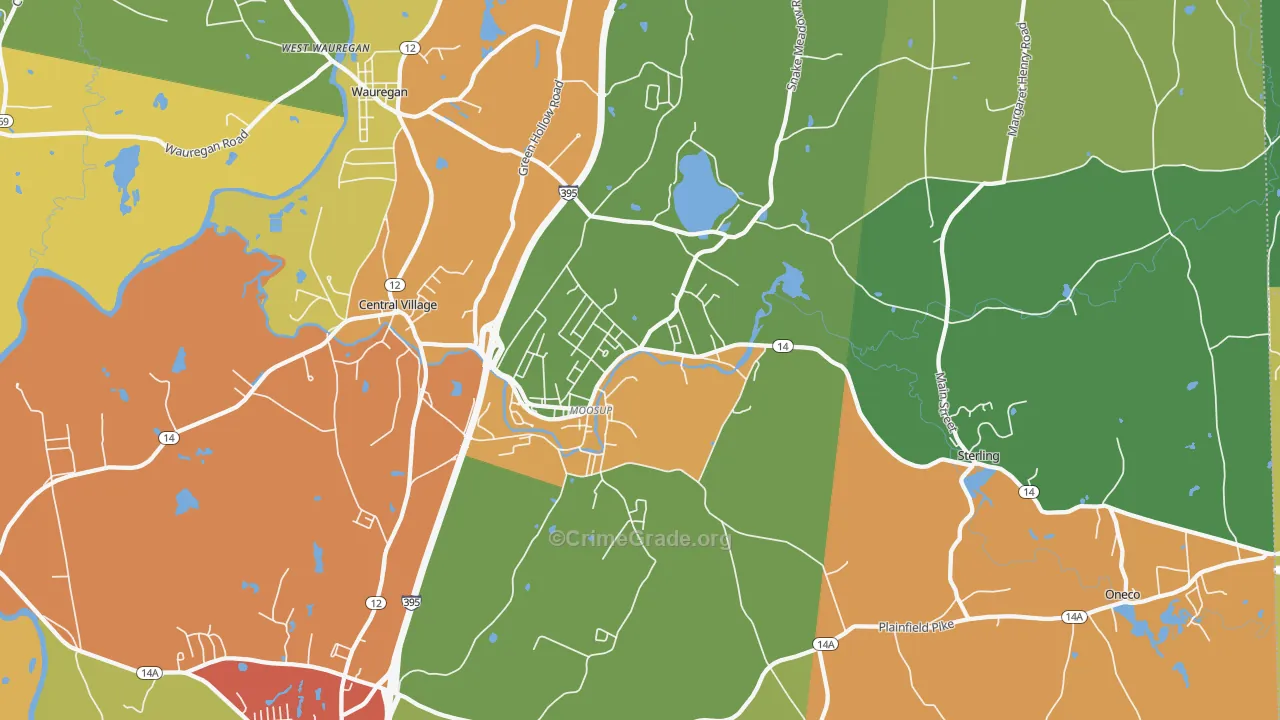 06354, CT Map of Theft Rates