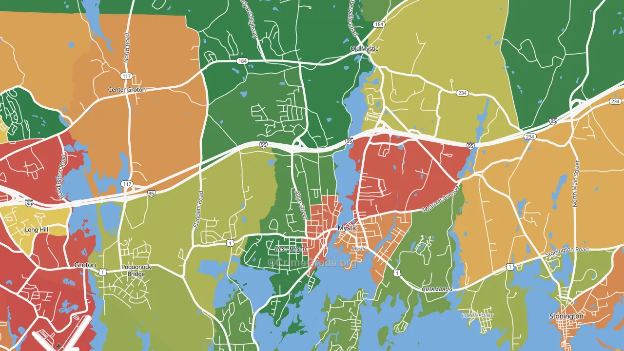 06355, CT Map of Theft Rates