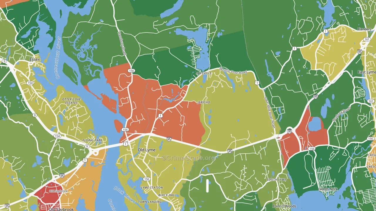 06371, CT Map of Theft Rates