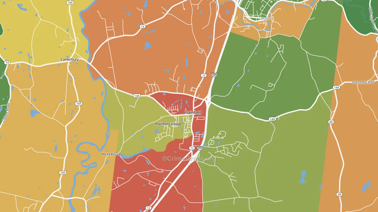 06374, CT Map of Theft Rates