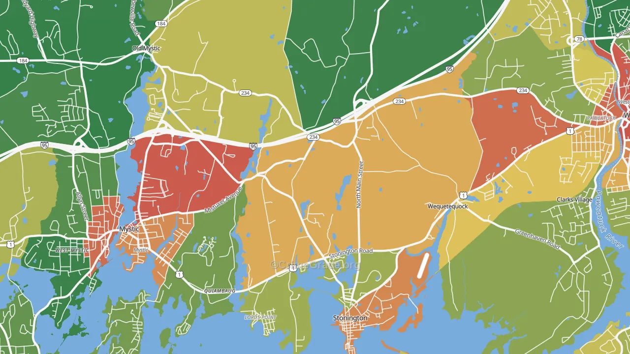 06378, CT Map of Theft Rates