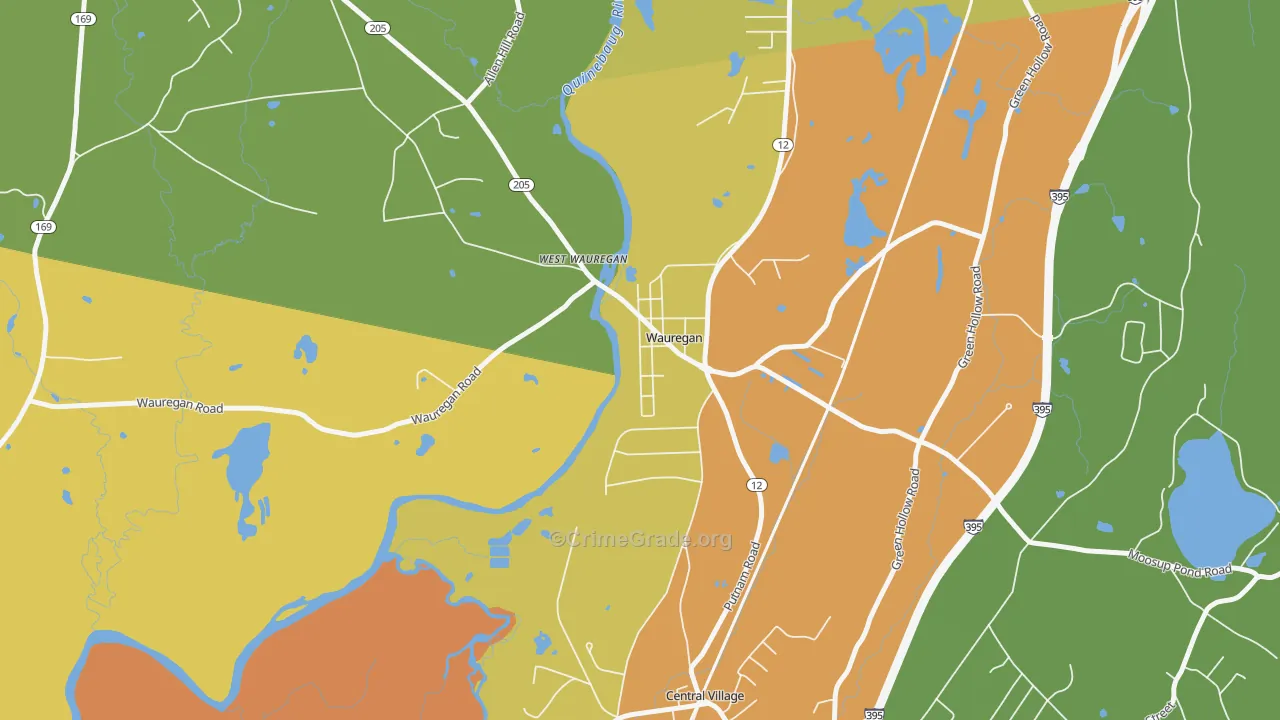 06387, CT Map of Theft Rates