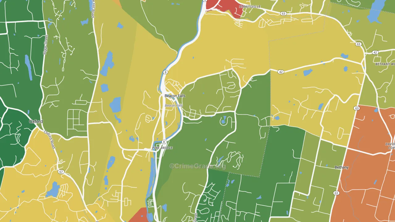 06403, CT Map of Theft Rates