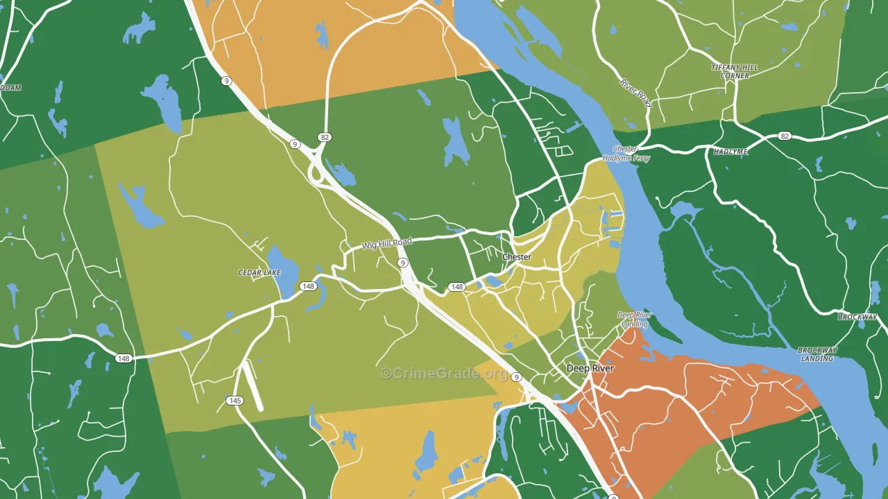 06412, CT Map of Theft Rates