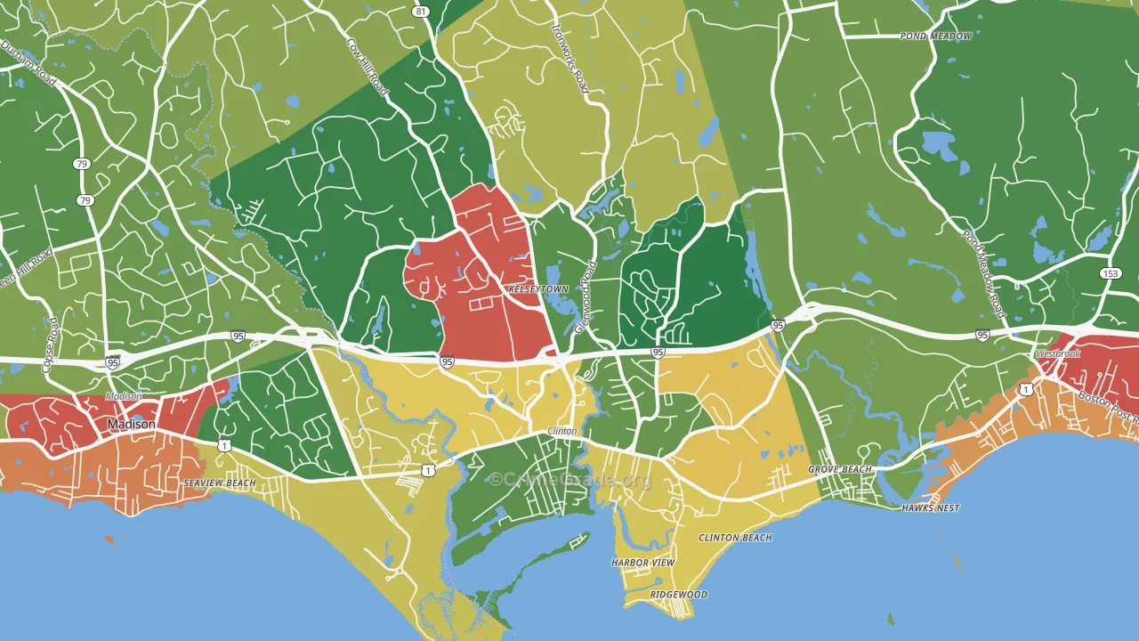 06413, CT Map of Theft Rates