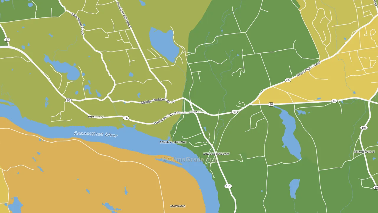 06414, CT Map of Theft Rates