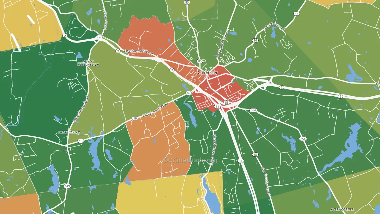 06415, CT Map of Theft Rates