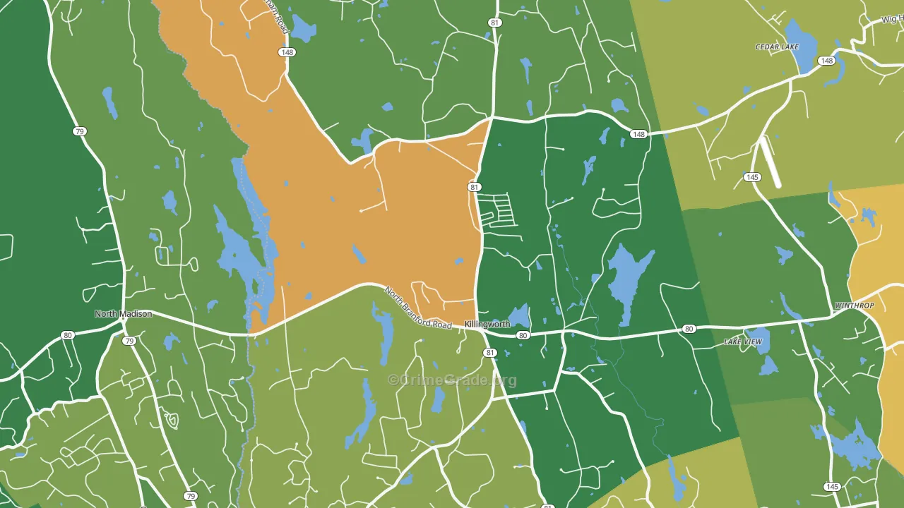 06419, CT Map of Theft Rates