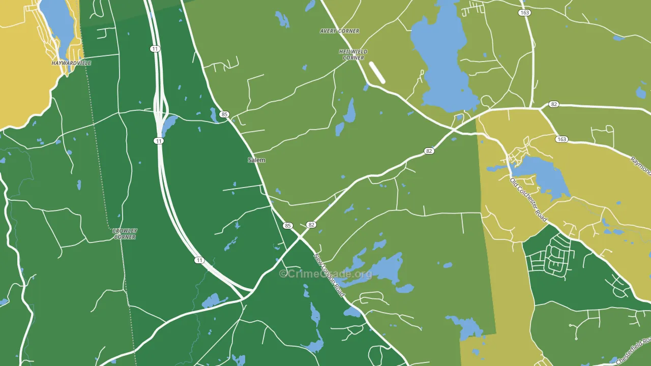06420, CT Map of Theft Rates