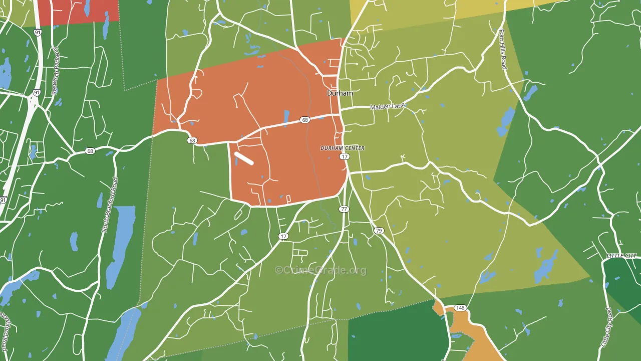 06422, CT Map of Theft Rates