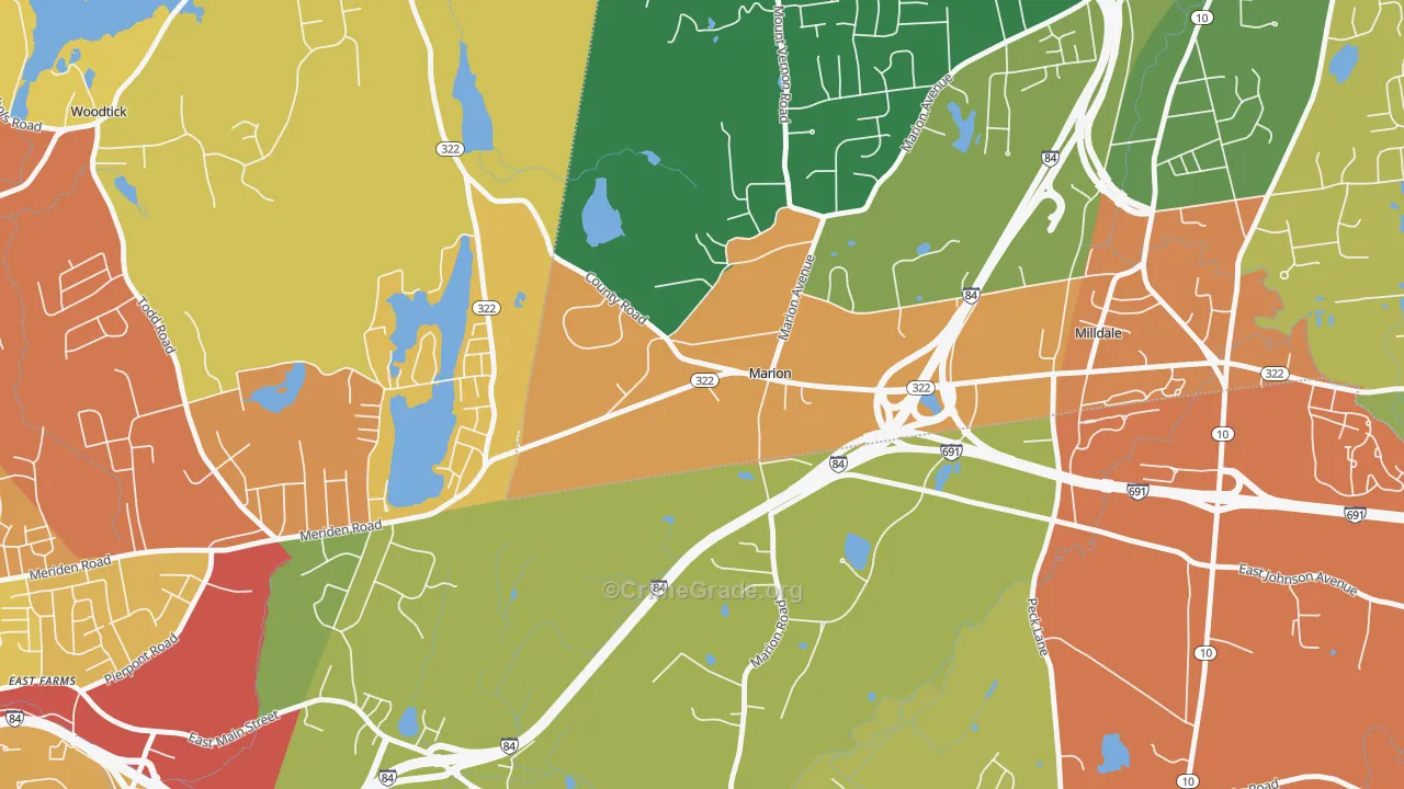 06444, CT Map of Theft Rates