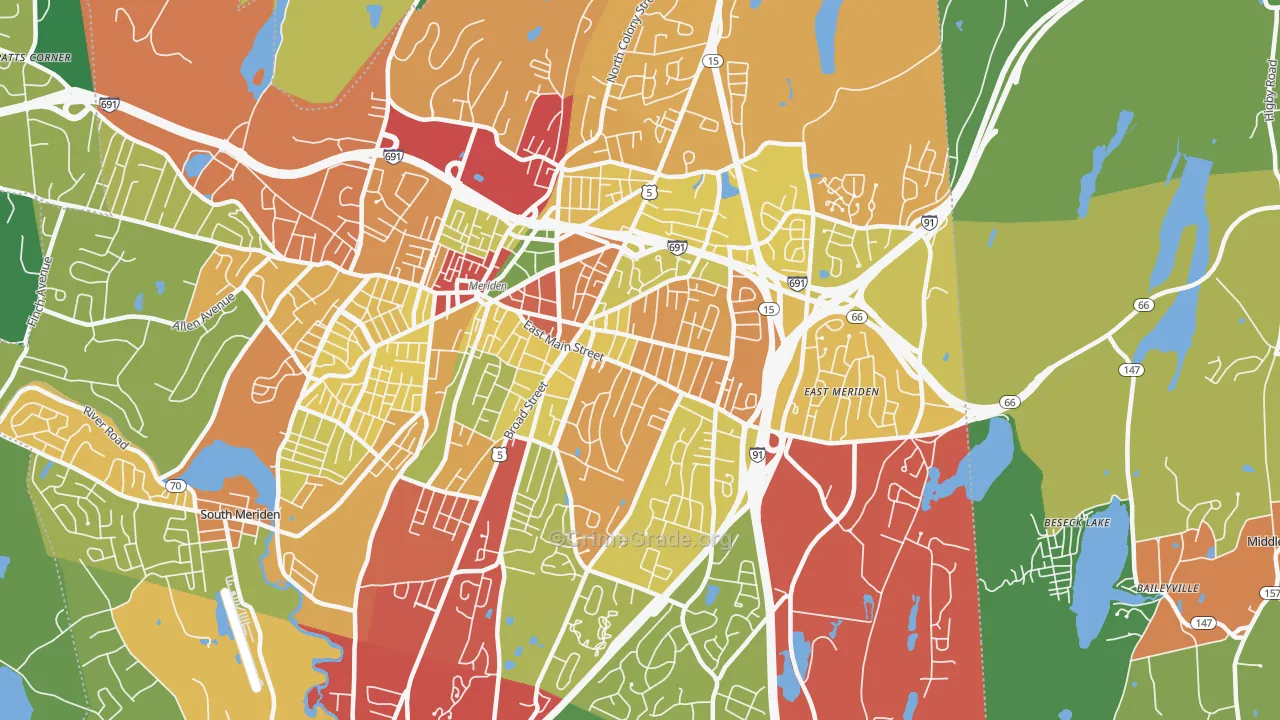 06450, CT Map of Theft Rates