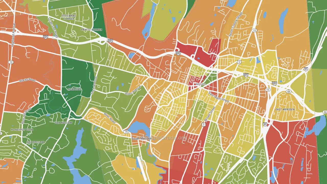 06451, CT Map of Theft Rates