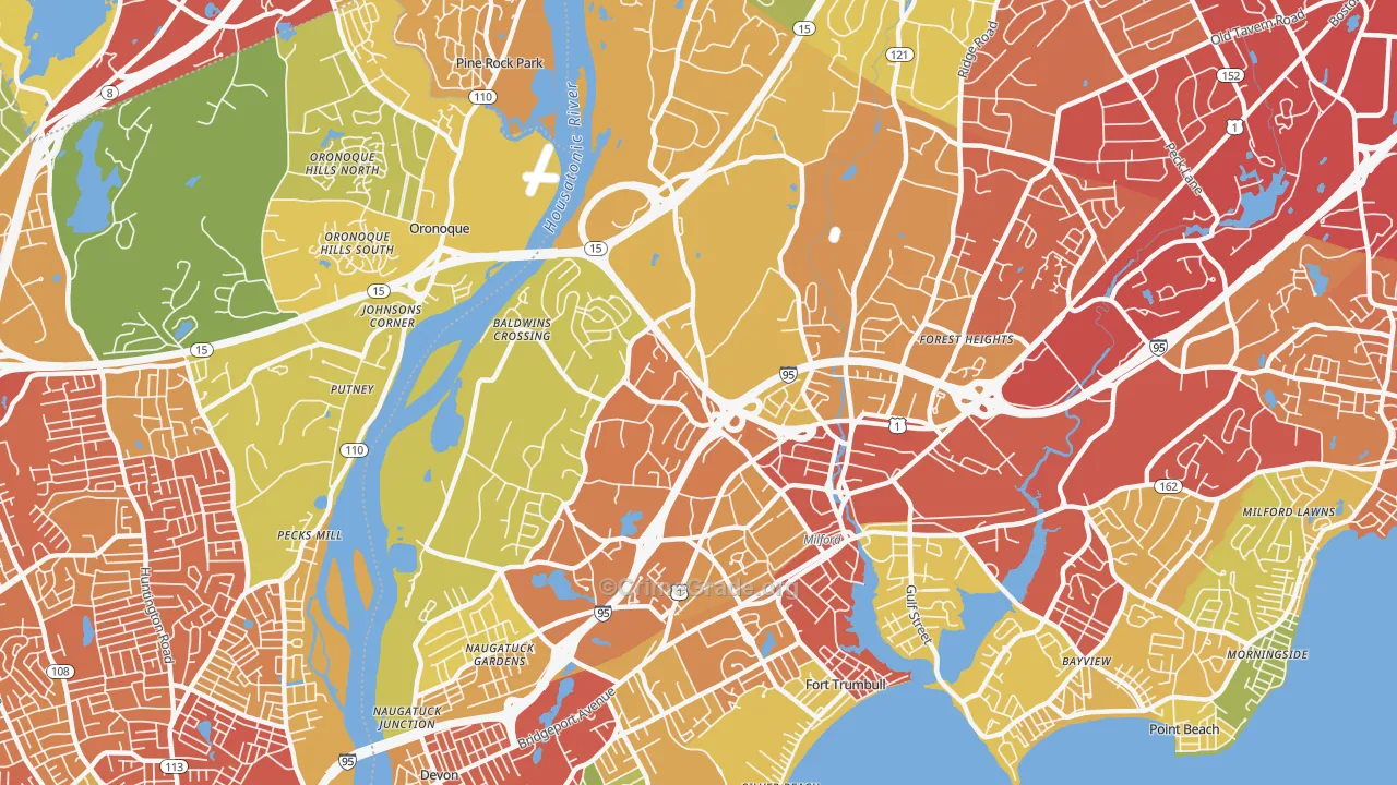 06461, CT Map of Theft Rates
