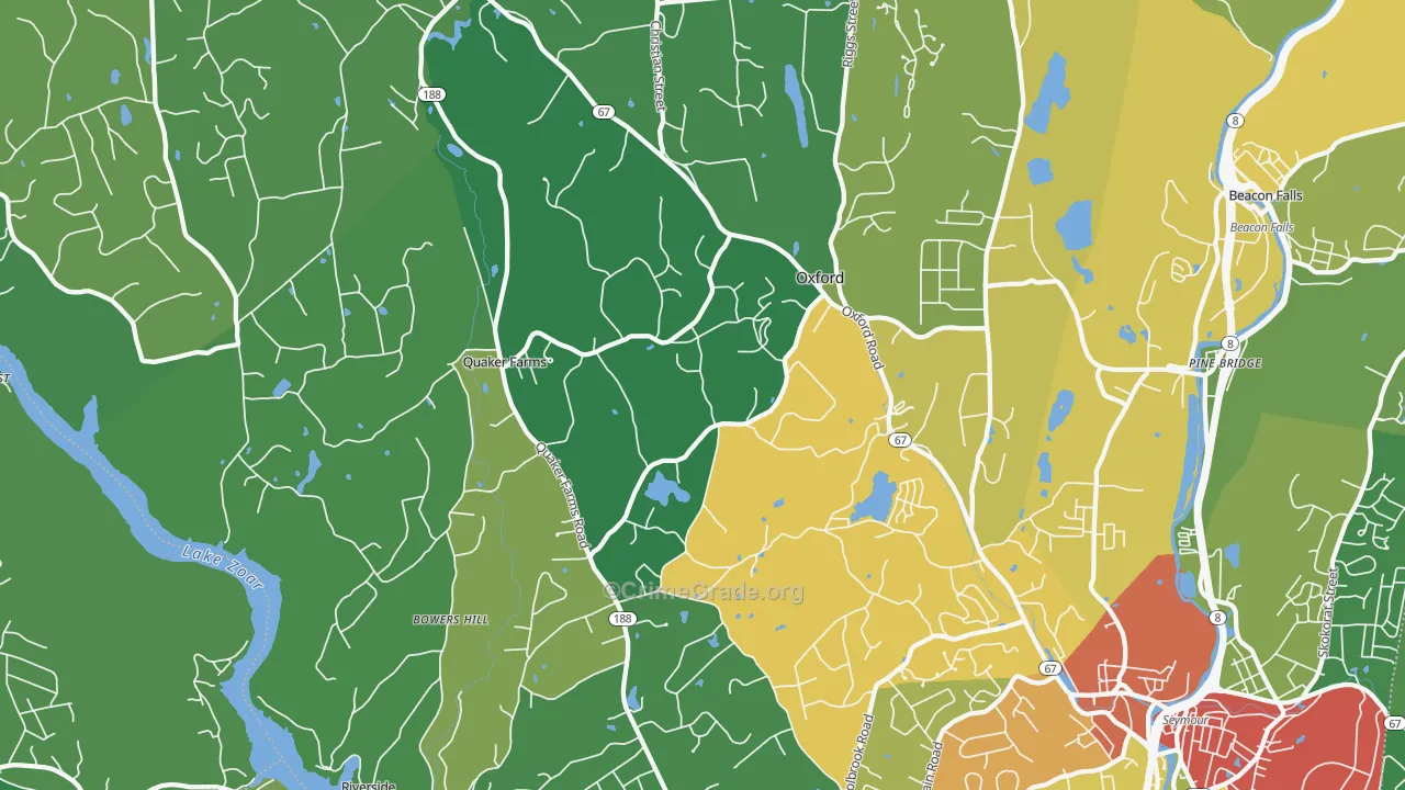06478, CT Map of Theft Rates