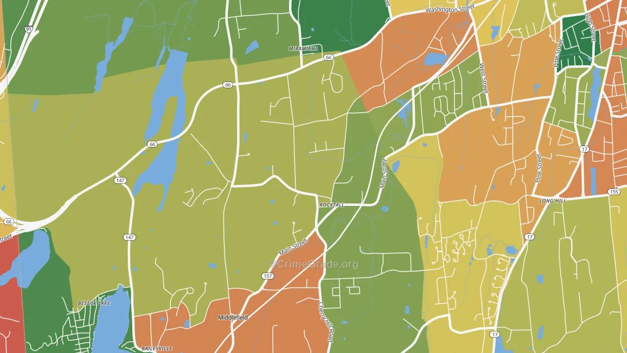 06481, CT Map of Theft Rates