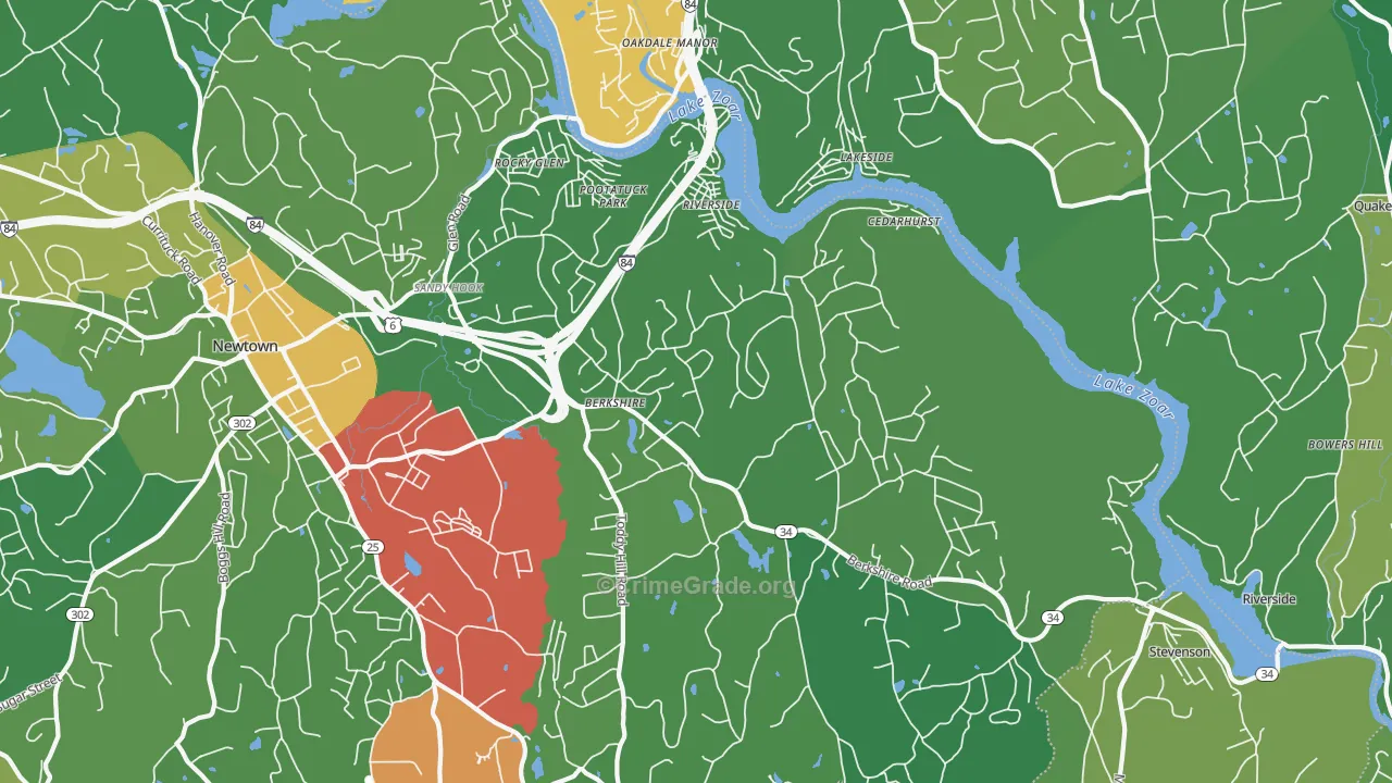 06482, CT Map of Theft Rates