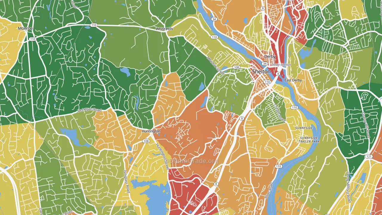 06484, CT Map of Theft Rates