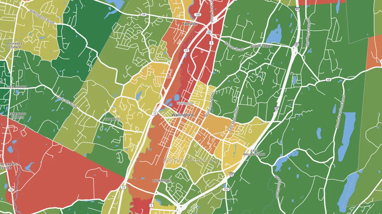 06492, CT Map of Theft Rates