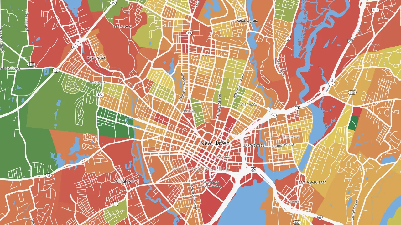 06511, CT Map of Theft Rates