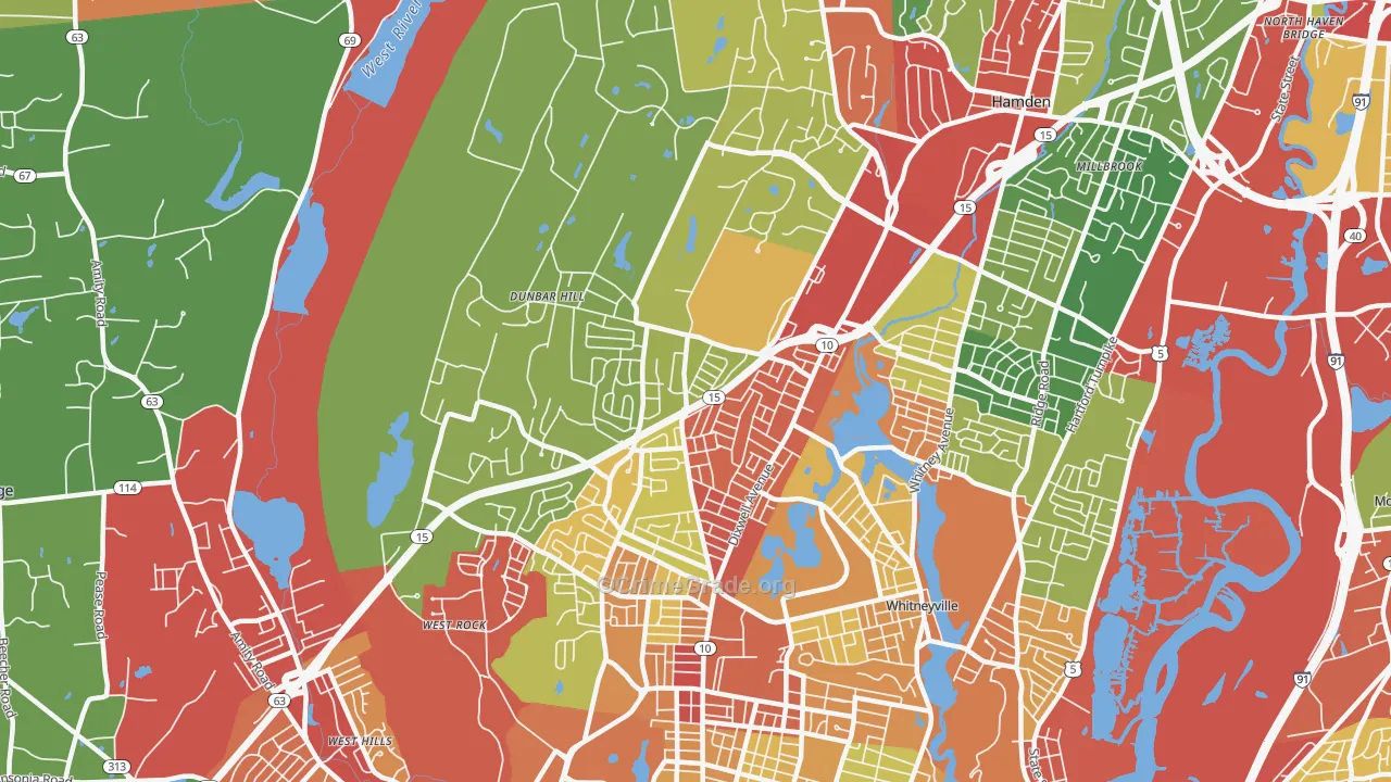 06514, CT Map of Theft Rates