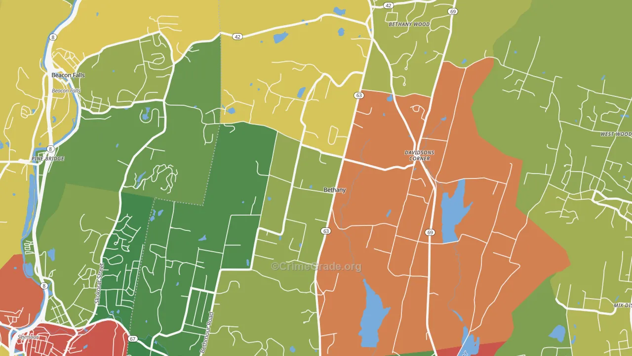 06524, CT Map of Theft Rates