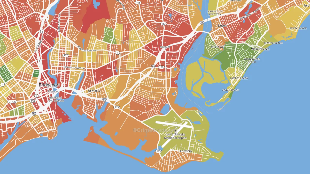 06615, CT Map of Theft Rates