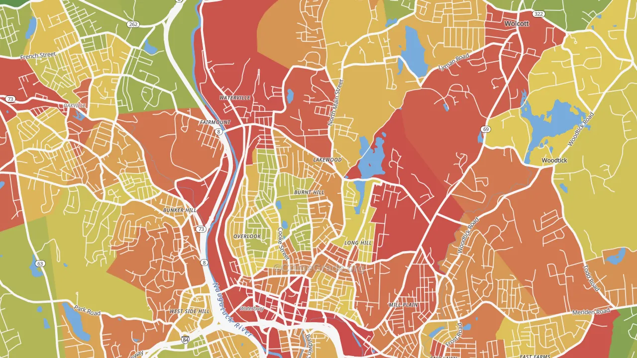 06704, CT Map of Theft Rates