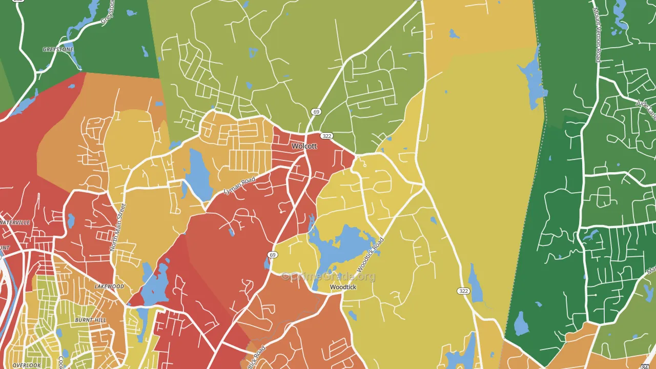 06716, CT Map of Theft Rates