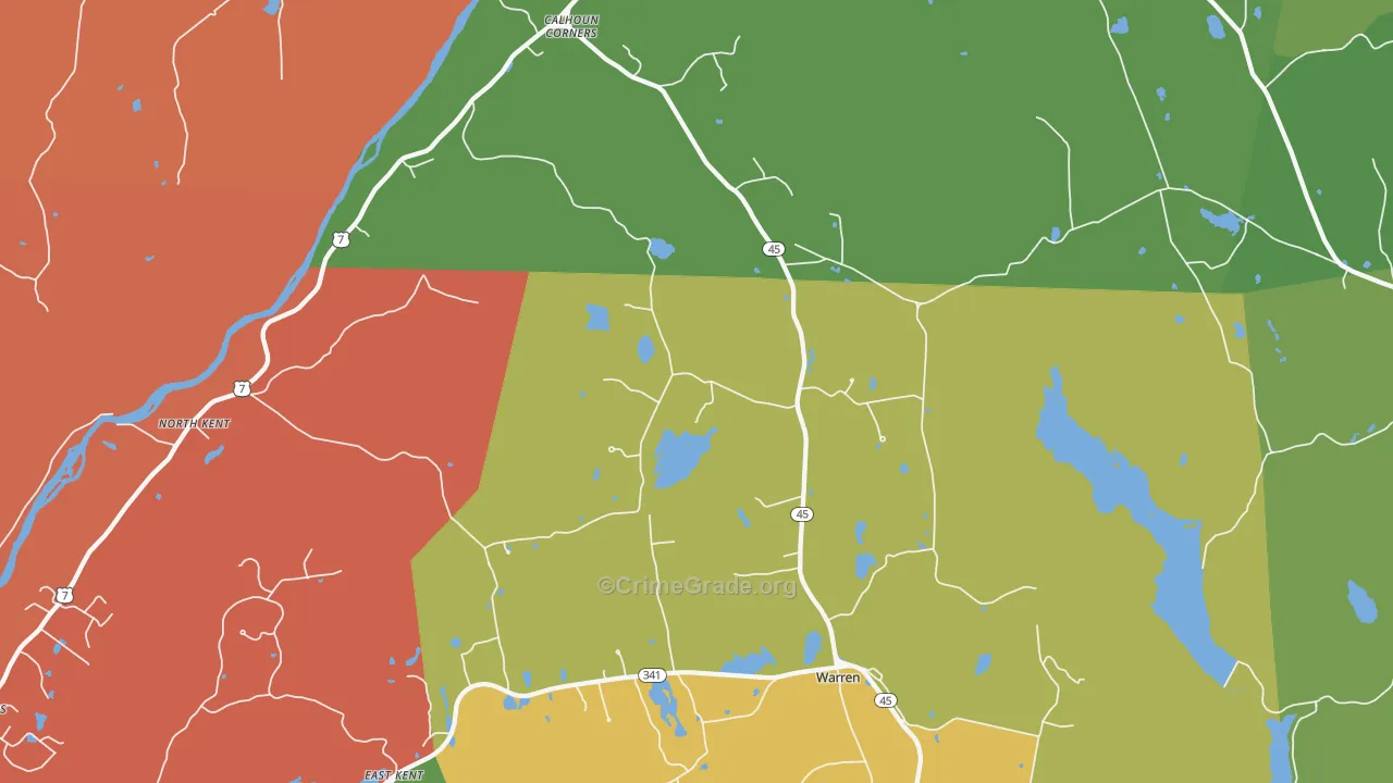 06754, CT Map of Theft Rates