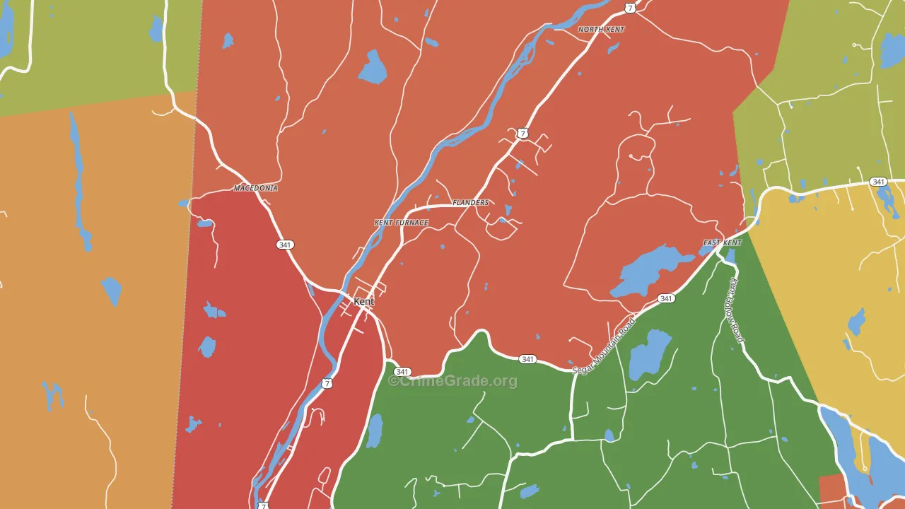 06757, CT Map of Theft Rates