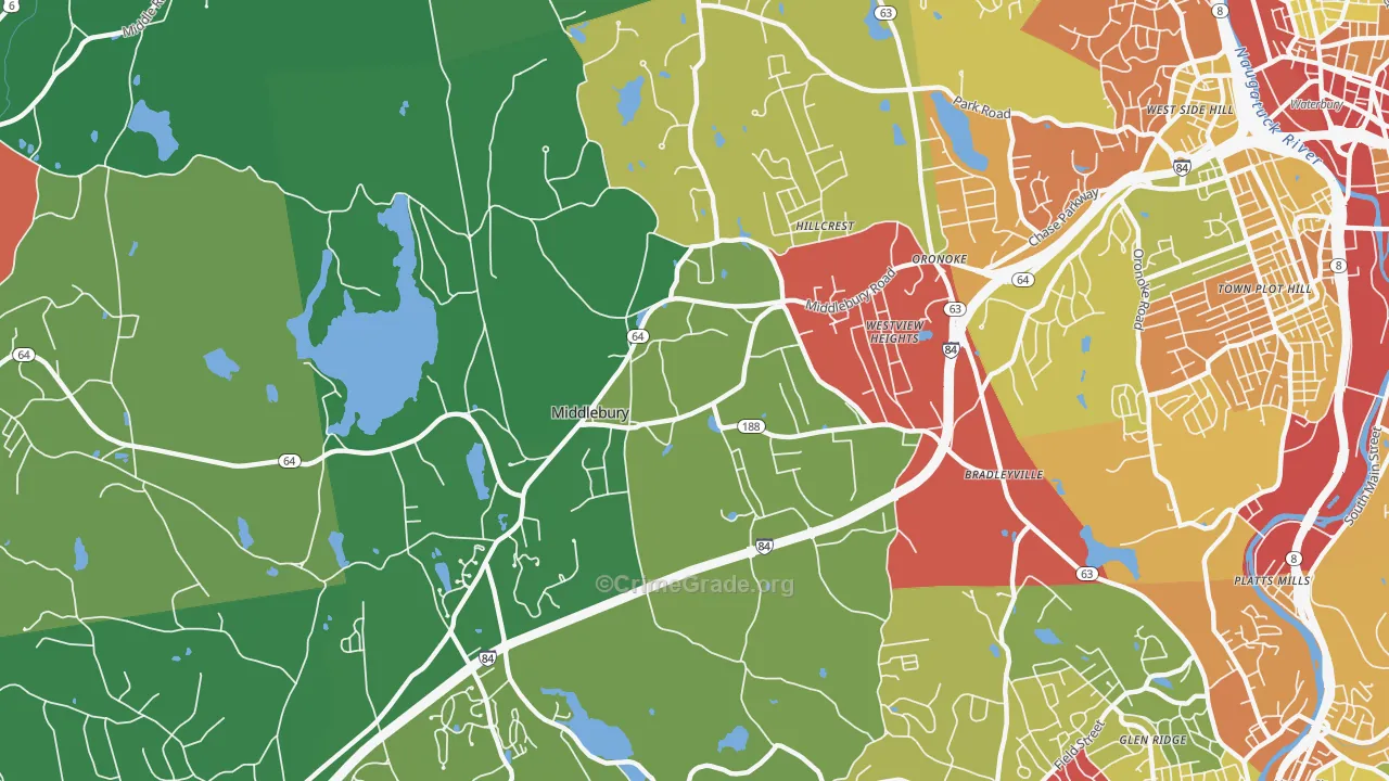 06762, CT Map of Theft Rates