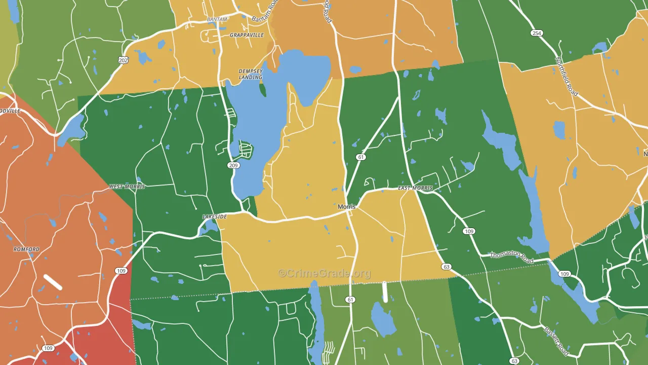 06763, CT Map of Theft Rates