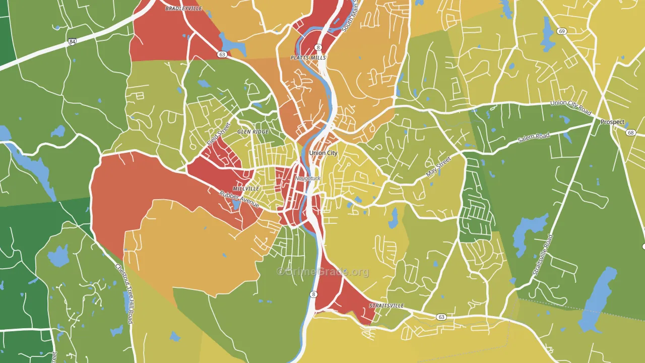 06770, CT Map of Theft Rates