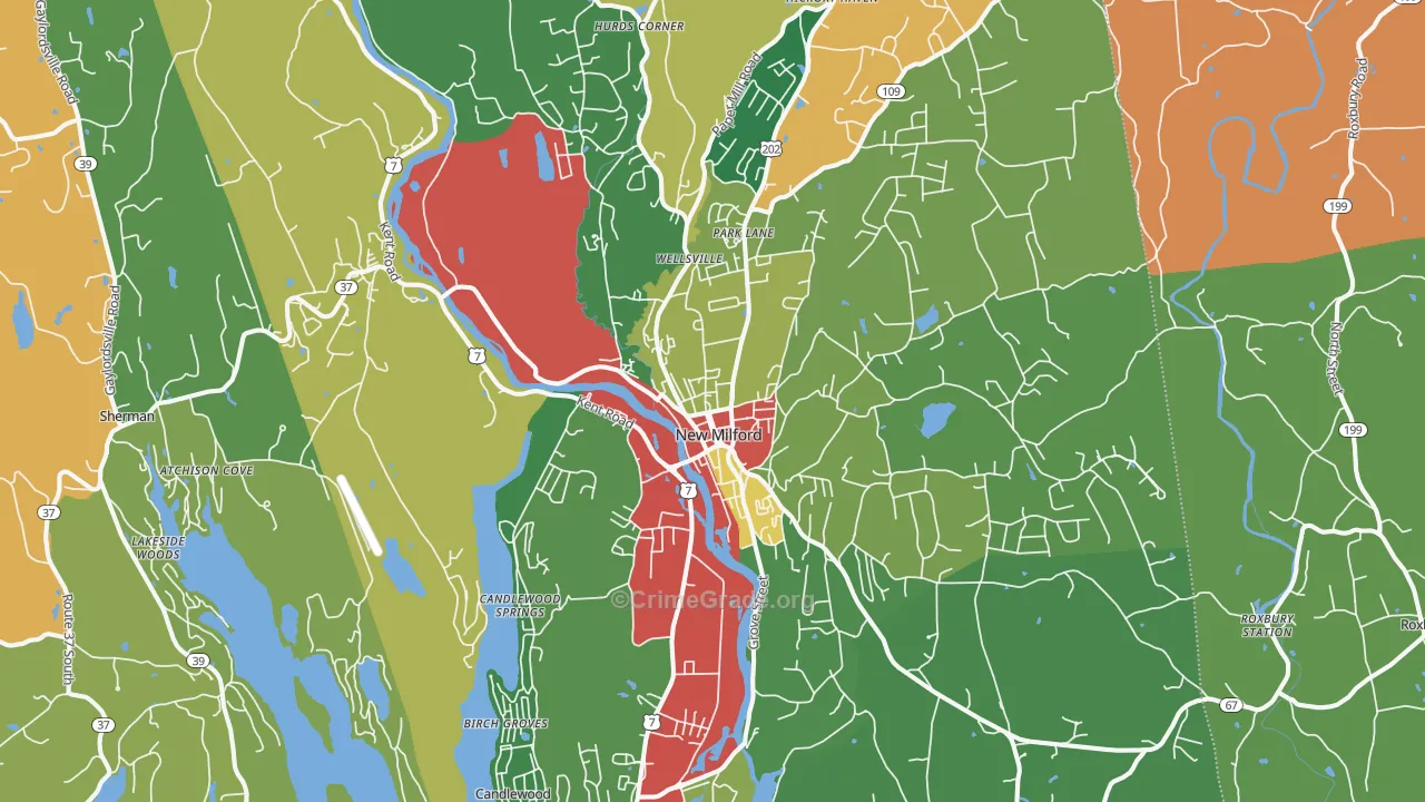 06776, CT Map of Theft Rates
