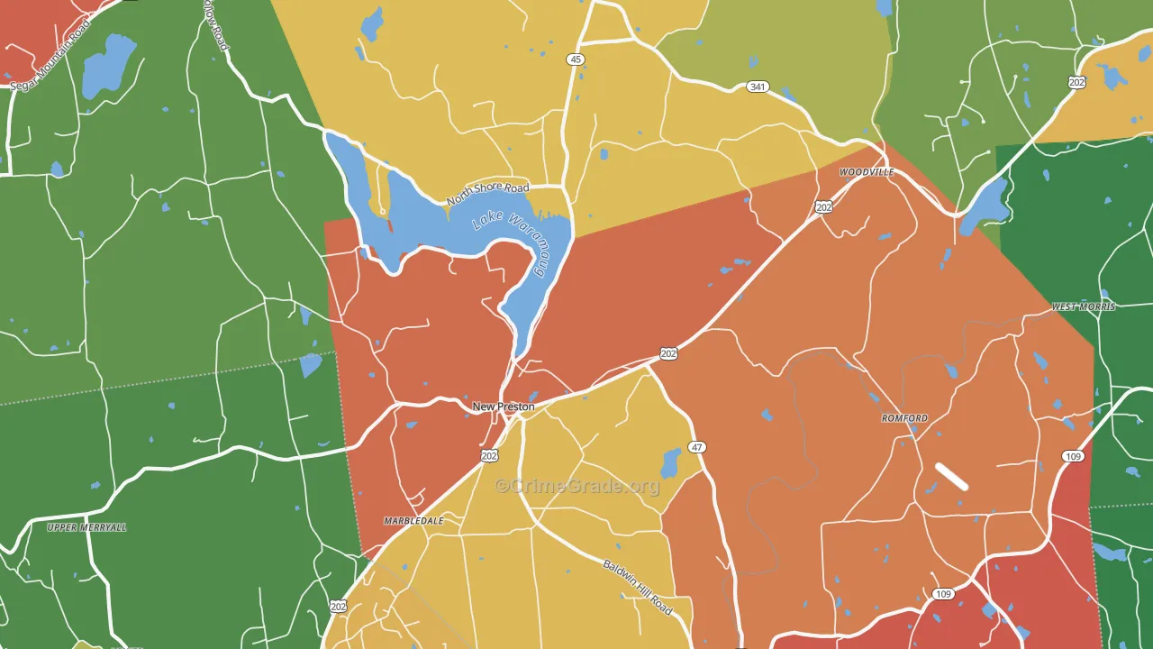 06777, CT Map of Theft Rates