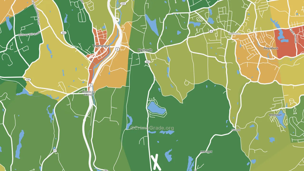 06782, CT Map of Theft Rates