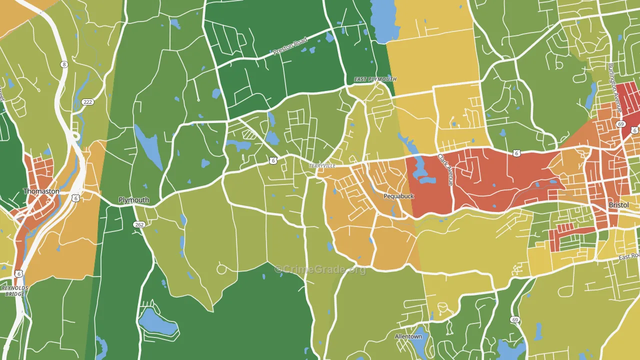 06786, CT Map of Theft Rates